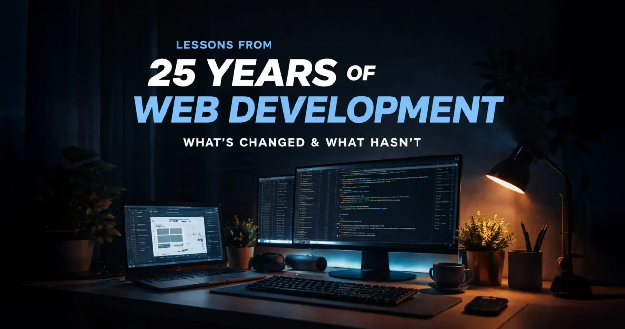 Lessons from 25 Years of Web Development – What’s Changed & What Hasn’t