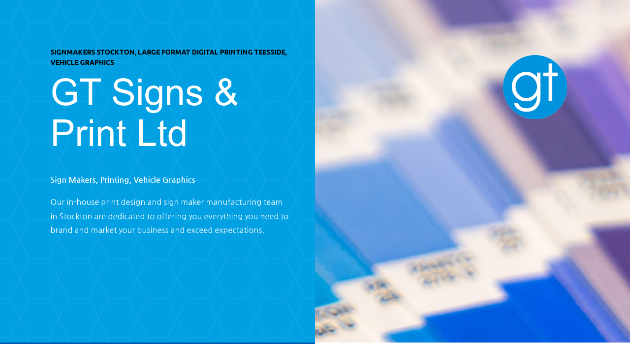 GT Signs & Print Sign Makers Stockton Printers Website and SEO