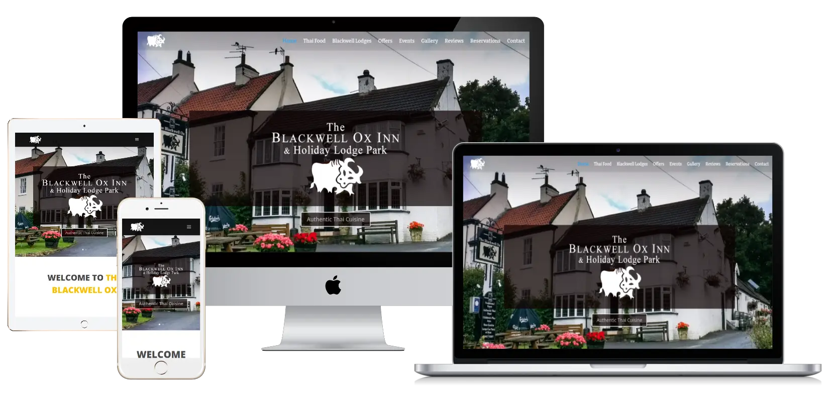 Photography, Web Development and SEO Services for The Blackwell Ox Carlton