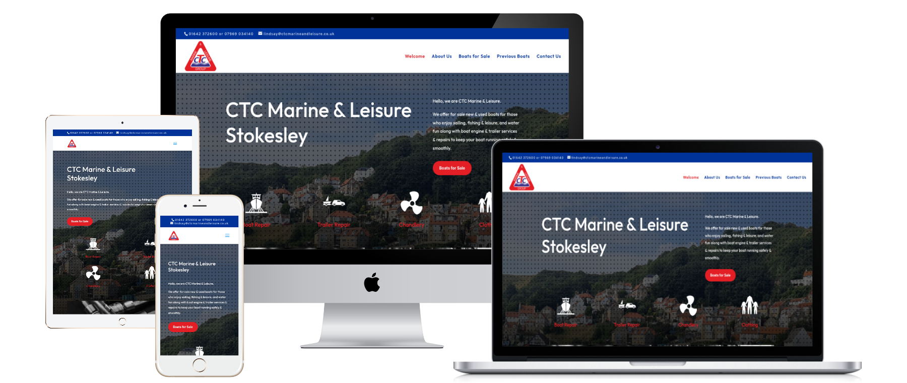 CTC Marine & Leisure website ecommerce development