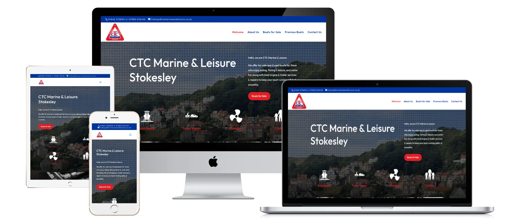 CTC Marine & Leisure: New & Used Boats, Full Ecommerce Solution