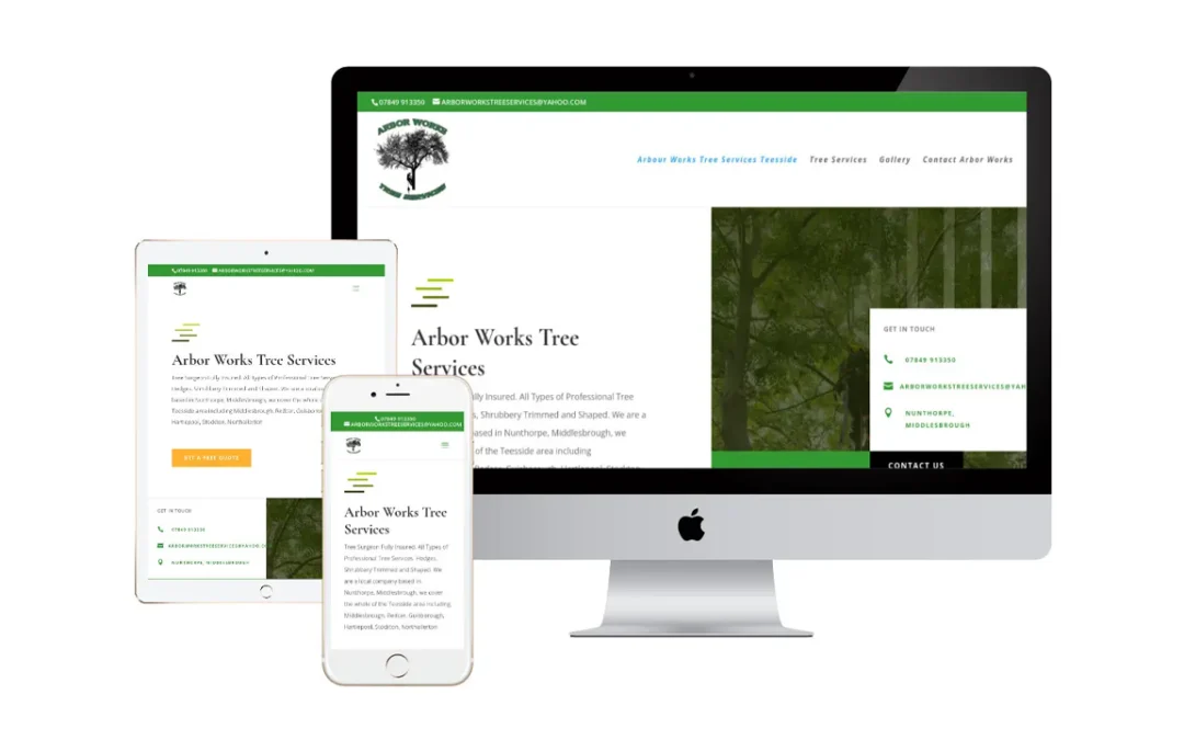 Arbor Works Tree Services Website & Marketing | Teesside