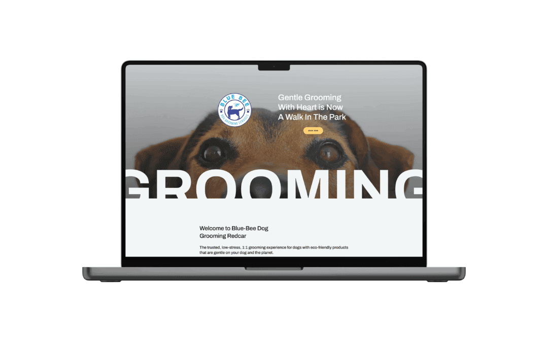 Blue-Bee Dog Grooming Website Redesign