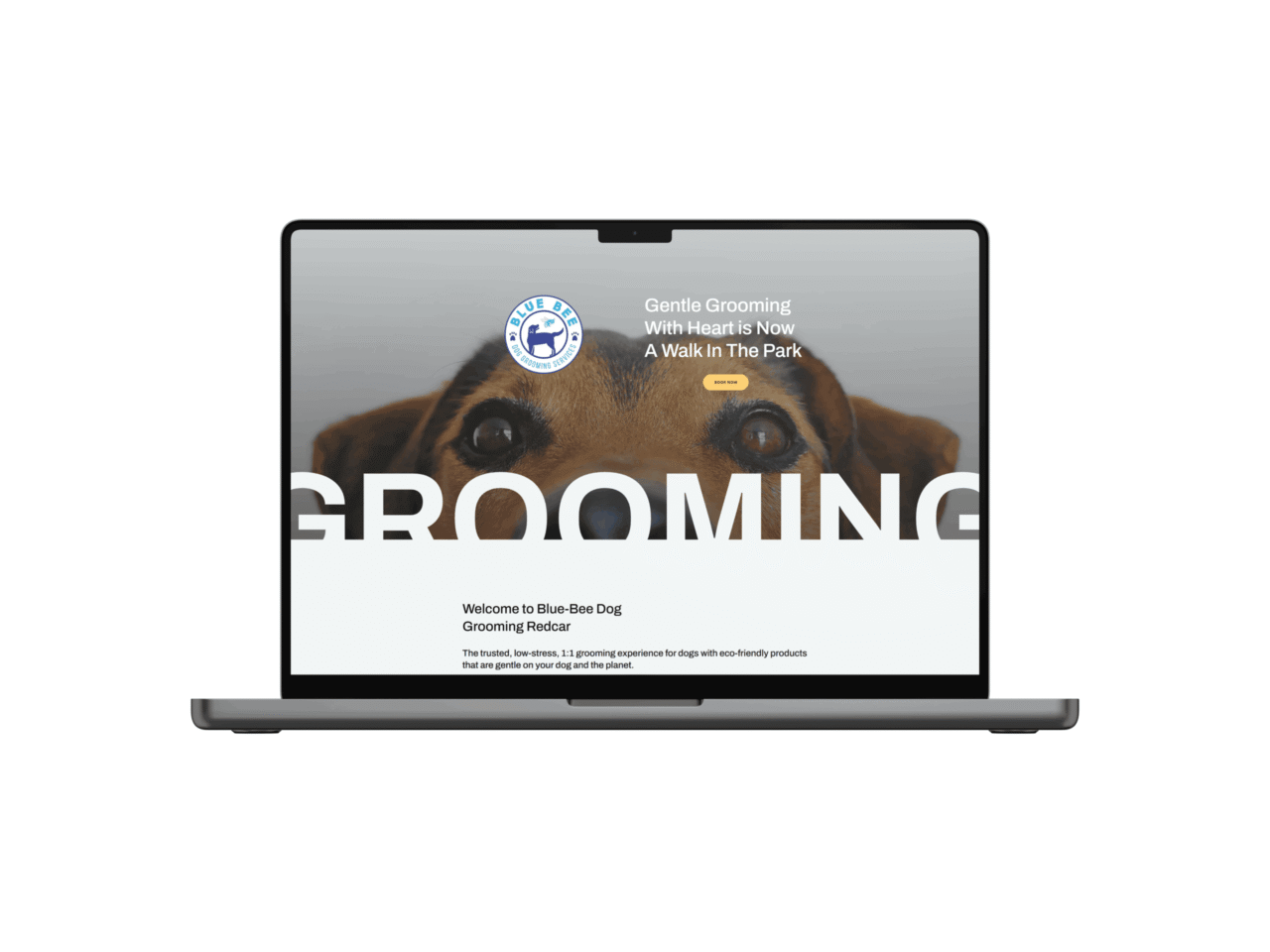 Blue-Bee Dog Grooming Website Redesign