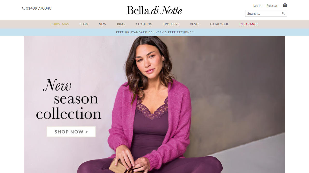Bella di Notte – eCommerce Strategy, Magento Development and Digital Marketing