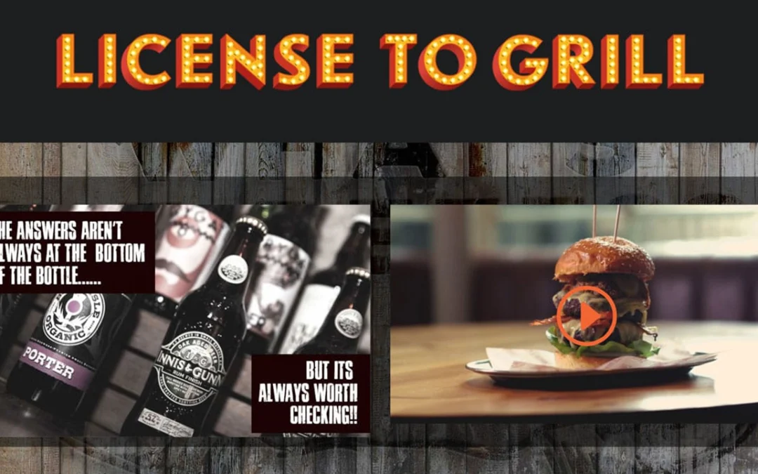 Burgers & Beers Grillhouse Edinburgh Website Development