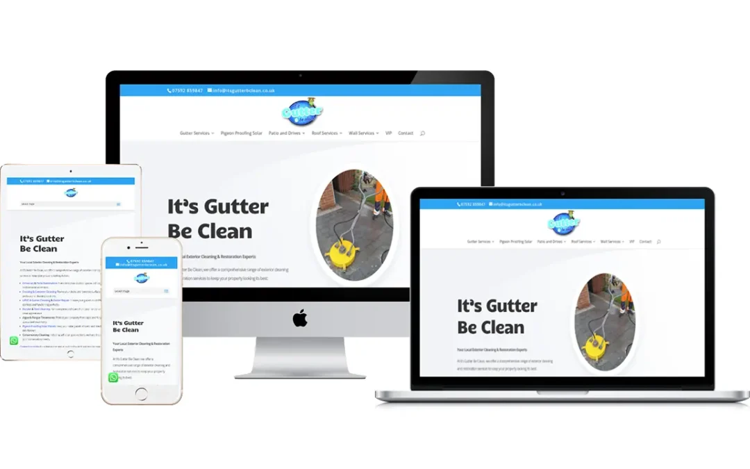 It’s Gutter Be Clean Website