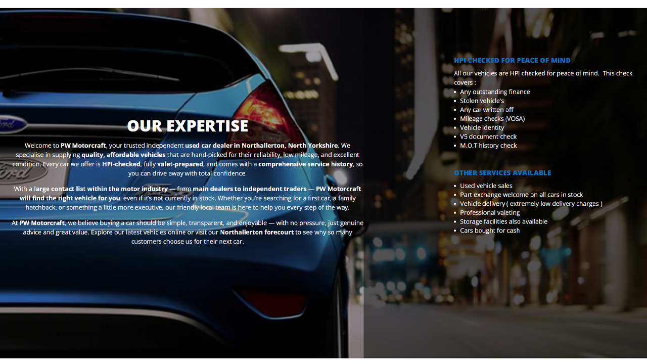 Blue Bee Dog Grooming Website Design | John Corner PW Motorcraft Car Showroom Website Design Northallerton
