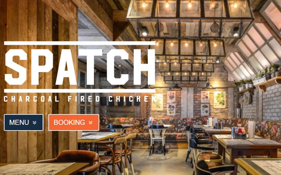SPATCH Edinburgh Restaurant Website Development