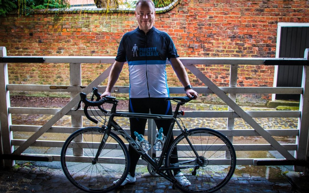 John Corner takes on First Stage of Tour de France  for Prostate Cancer UK