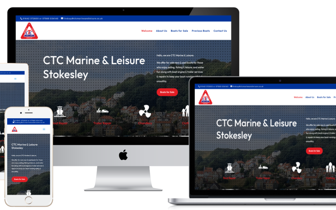 CTC Marine & Leisure Ecommerce Web Development Stokesley