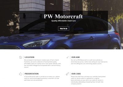 PW Motorcraft Online Car Showroom